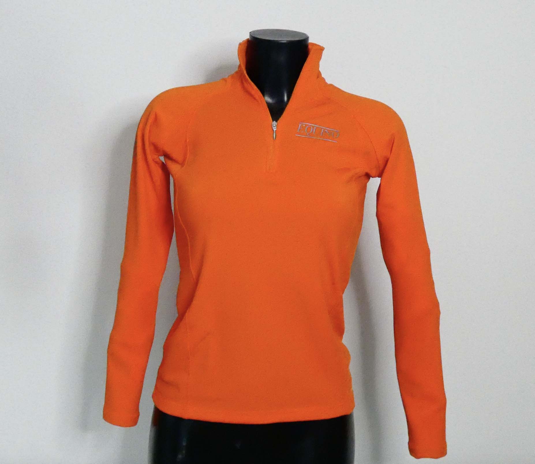 Fitted Long Sleeve Top - Orange